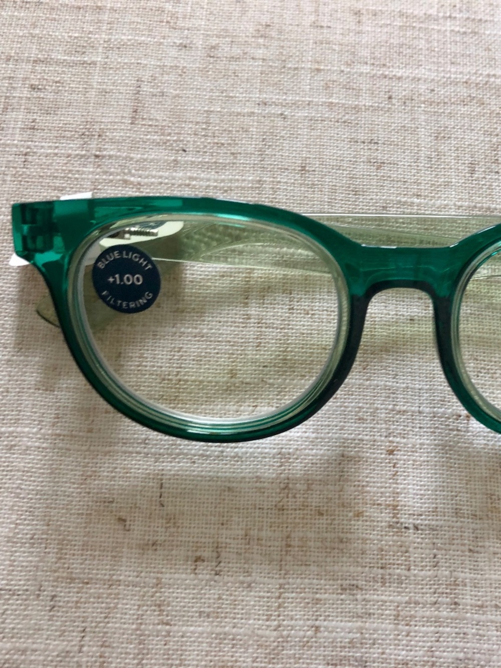 NEW Olympia Teal Green  Peepers Blue‎ Light Filtering +1.00 Readers
